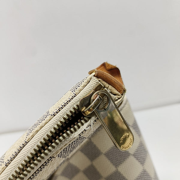 TOTALLY MM Damier Azur Coated Canvas White