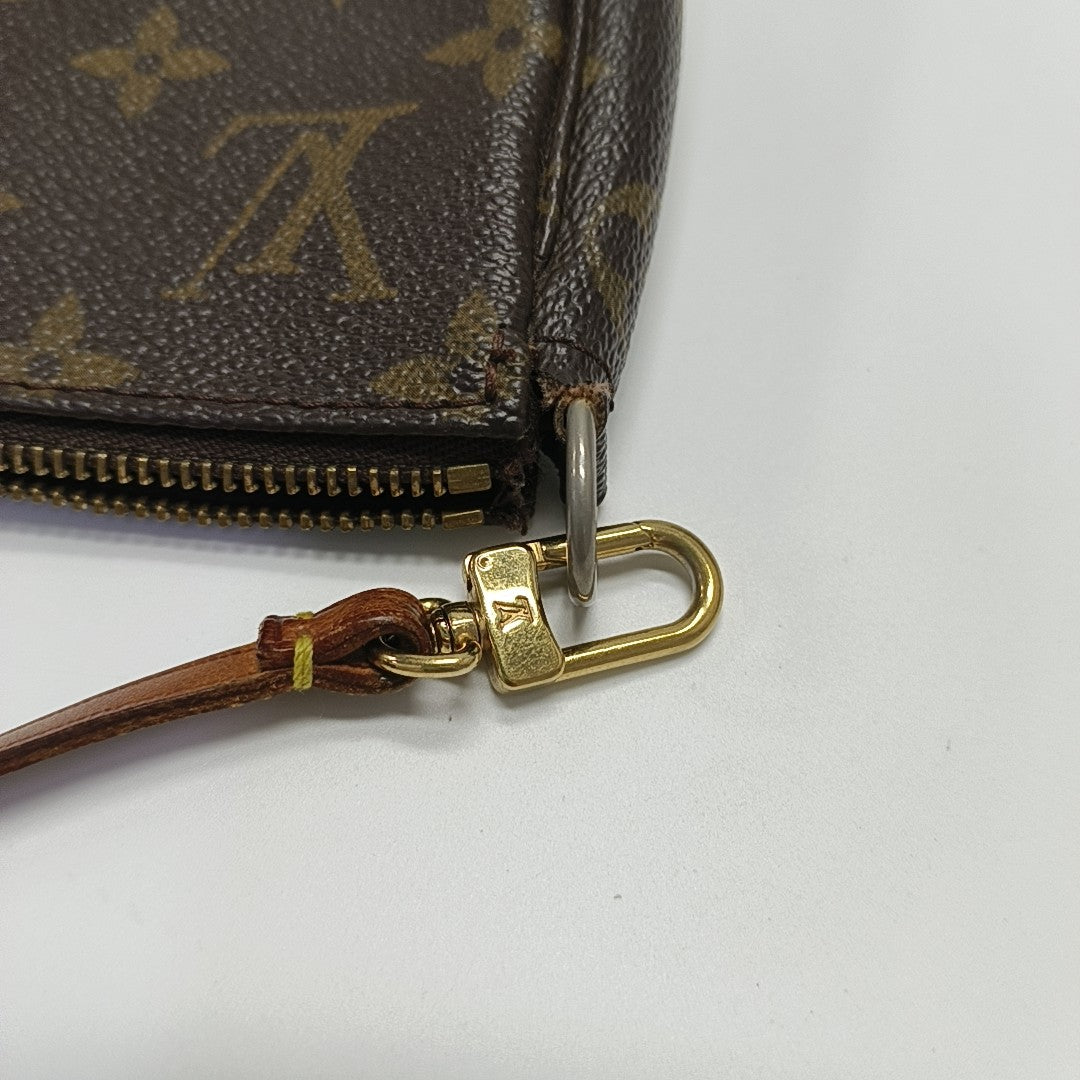 ACCESSOIRES Monogram Coated Canvas Brown