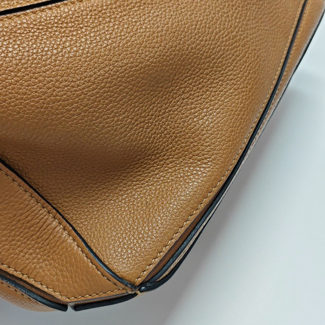 Puzzle Small Calfskin Brown