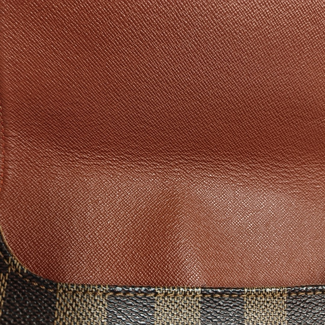 MUSETTE TANGO Damier Ebene Coated Canvas Brown