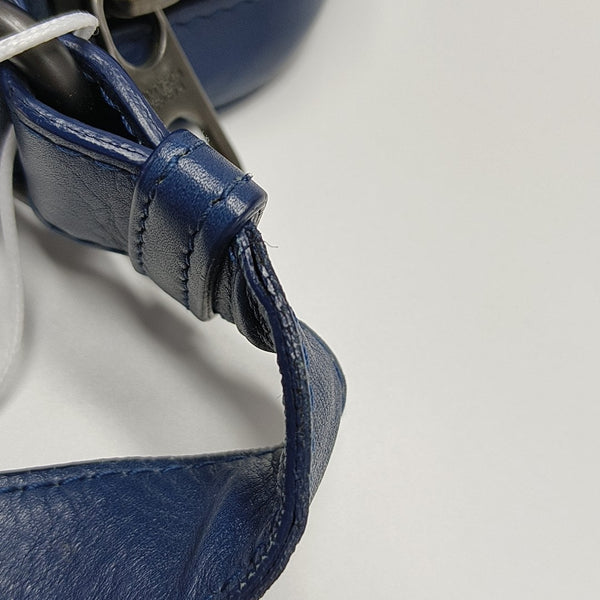 Calfskin Crossbody Bag Blue