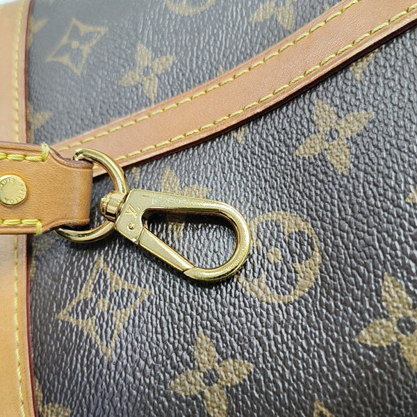 DUFFLE Monogram Coated Canvas Brown
