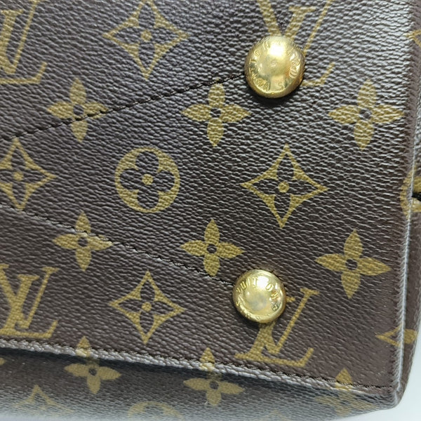 MÉTIS Monogram Coated Canvas Brown