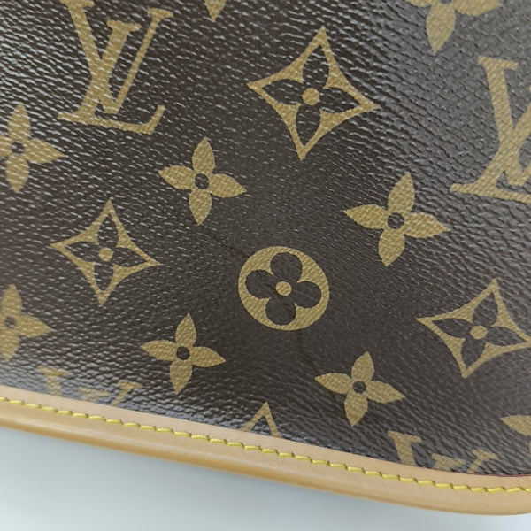 DIANE Monogram Coated Canvas Brown