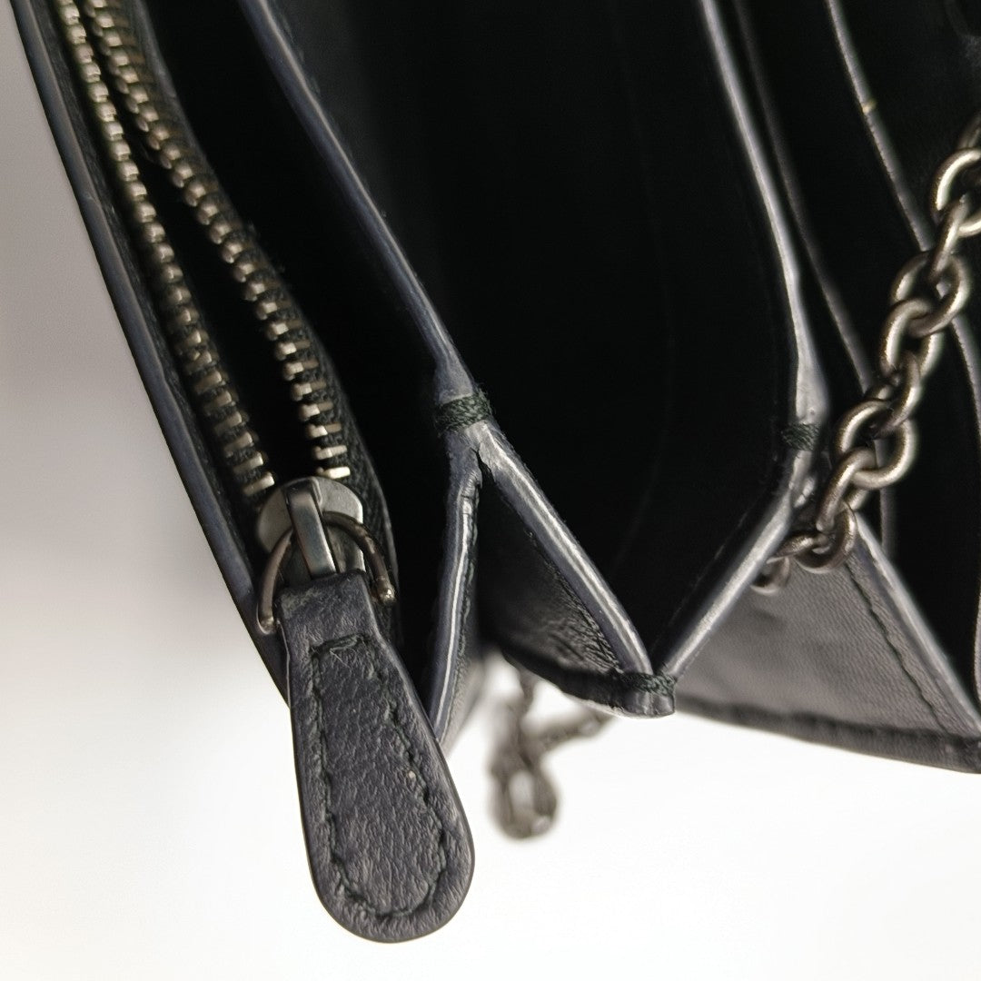 Lambskin Shoulder Bag Black