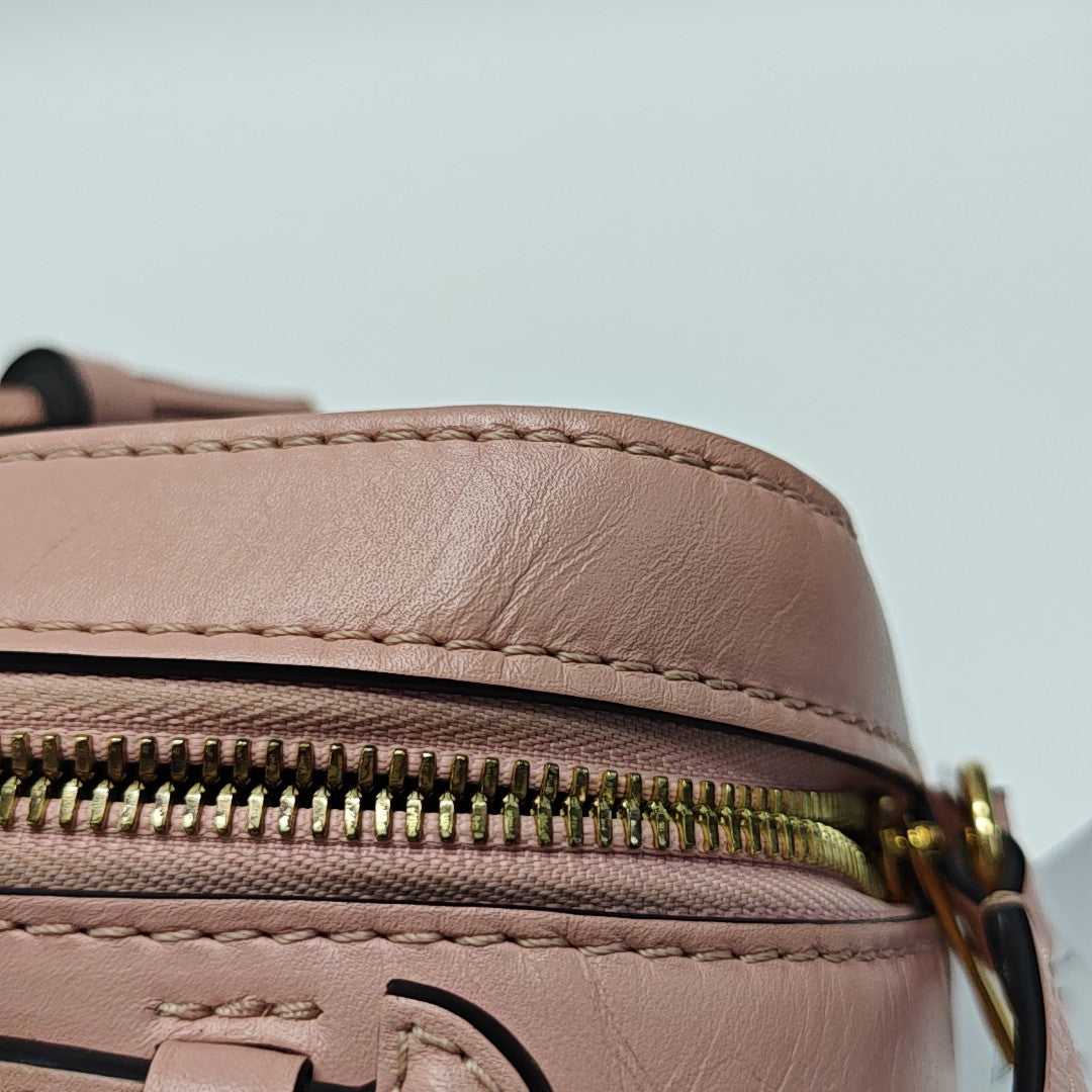 SAINTONGE Monogram Coated Canvas Brown