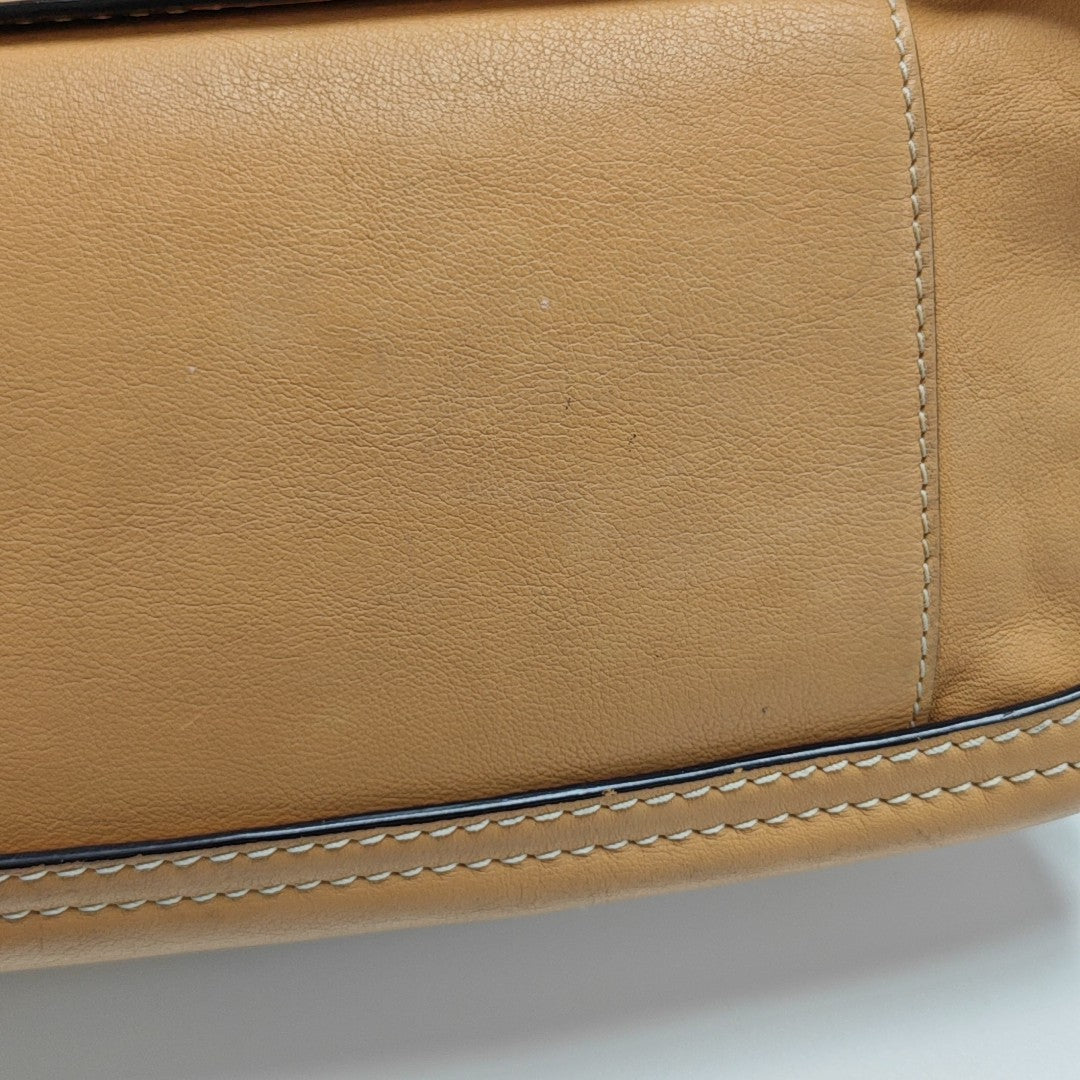 Quilted Calfskin Tote Bag Yellow