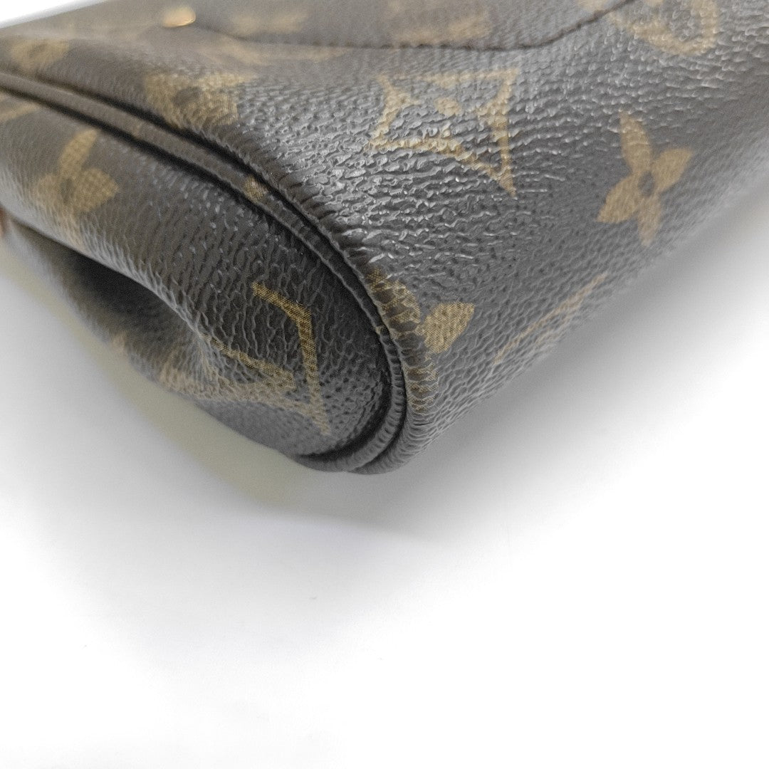 FAVORITE PM Monogram Coated Canvas Brown