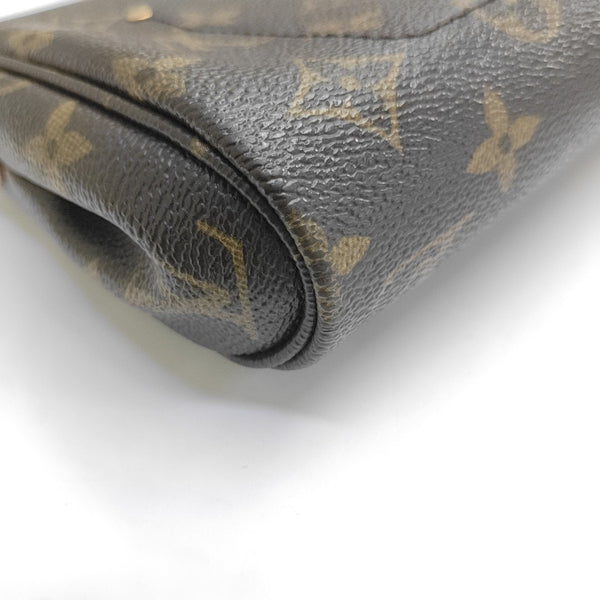 FAVORITE PM Monogram Coated Canvas Brown