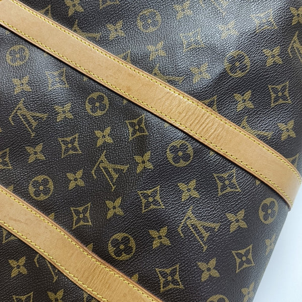 SAC SOUPLE 55 Monogram Coated Canvas Brown