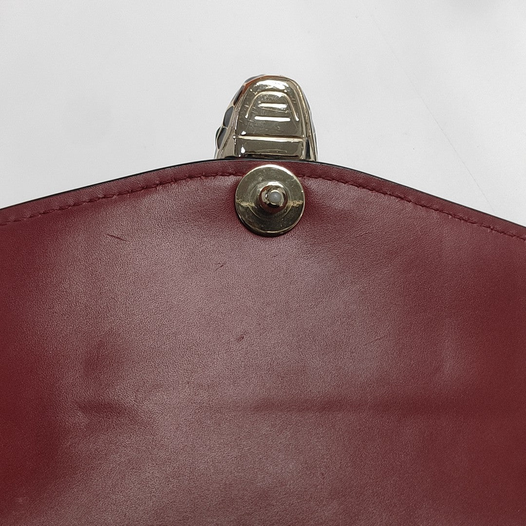 SERPENTI FOREVER Small Calfskin Red