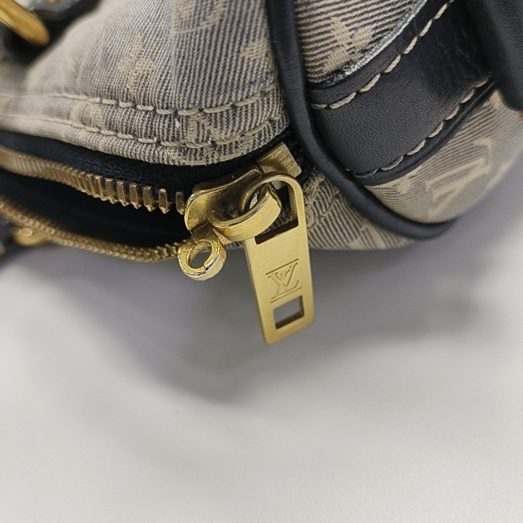 Monogram Canvas Top Handle Bag Blue