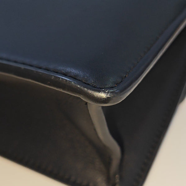 30 Montaigne Mini Calfskin Black