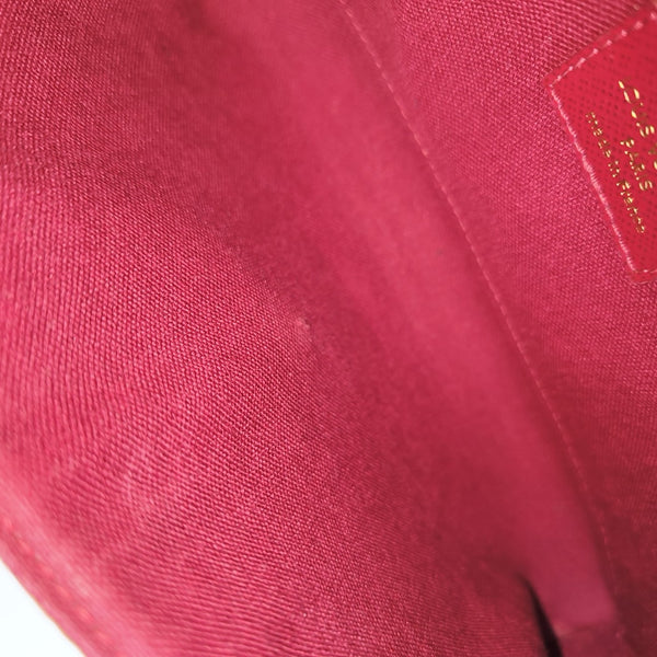 FÉLICIE Monogram Coated Canvas Brown