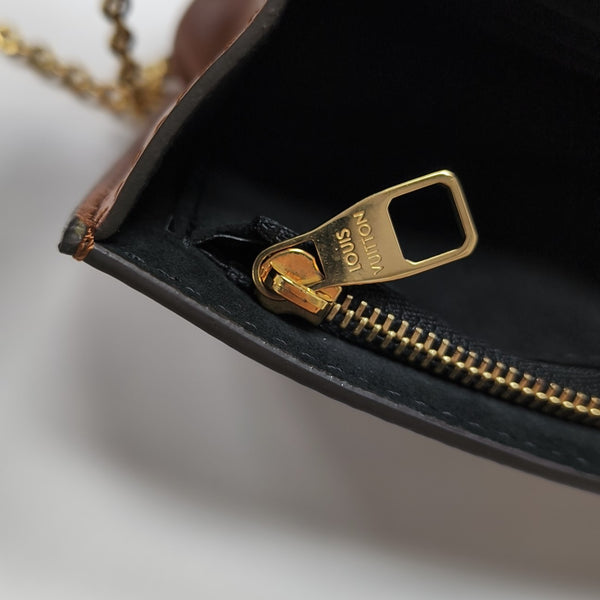 DAUPHINE WOC Monogram Coated Canvas Brown