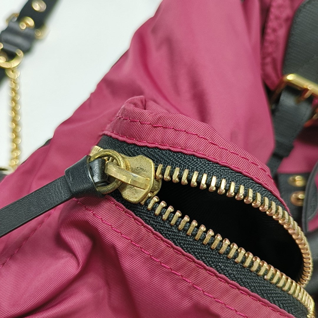 The Rucksack Medium Nylon Red