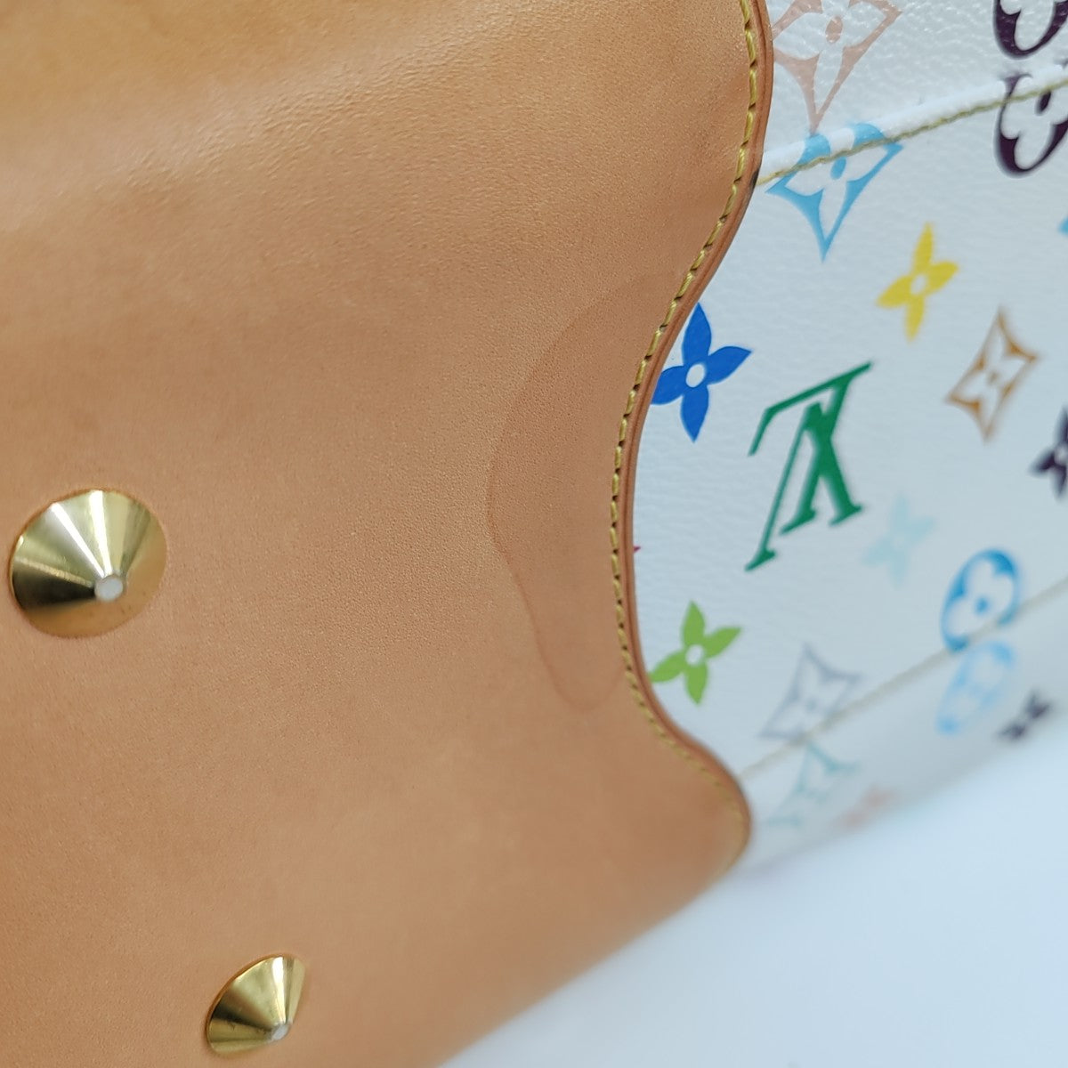 LV × TM JUDY Monogram Coated Canvas White