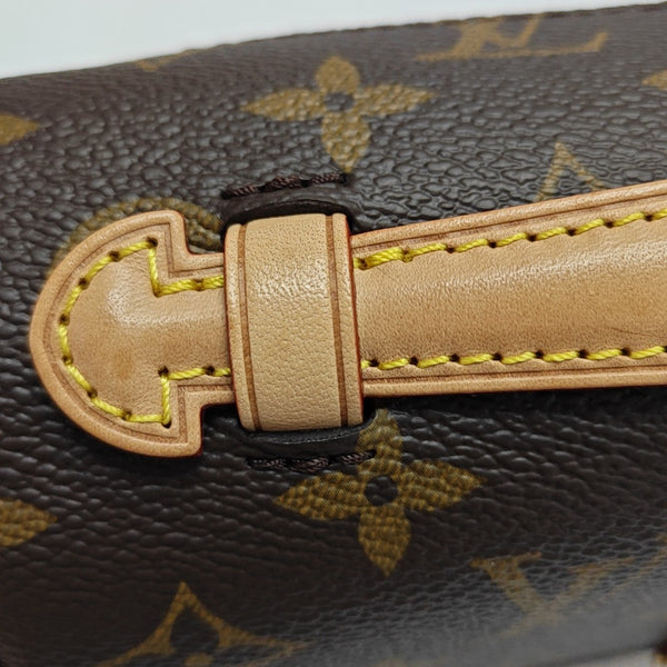 MÉTIS EAST WEST Monogram Coated Canvas Brown