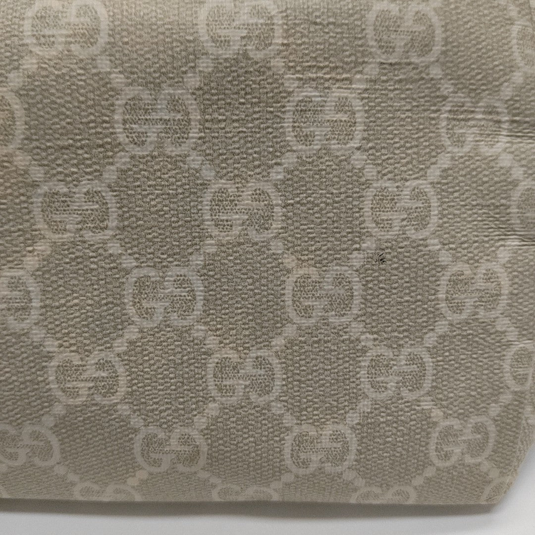 Ophidia Medium Monogram Coated Canvas Beige