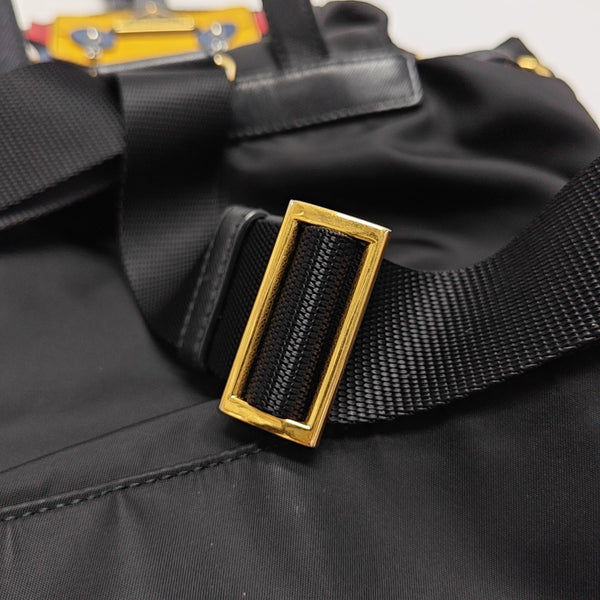 Nylon Backpack Black