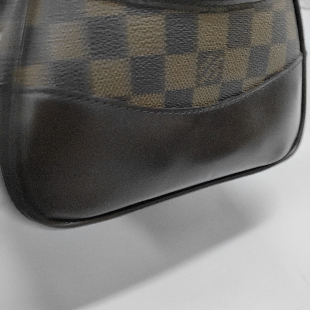 BERKELEY Damier Ebene Coated Canvas Brown