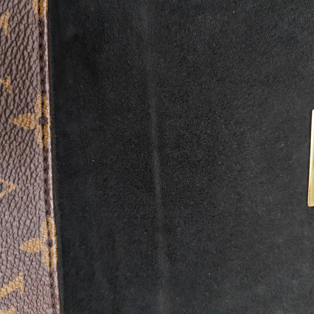 LOCKY BB Monogram Coated Canvas Brown