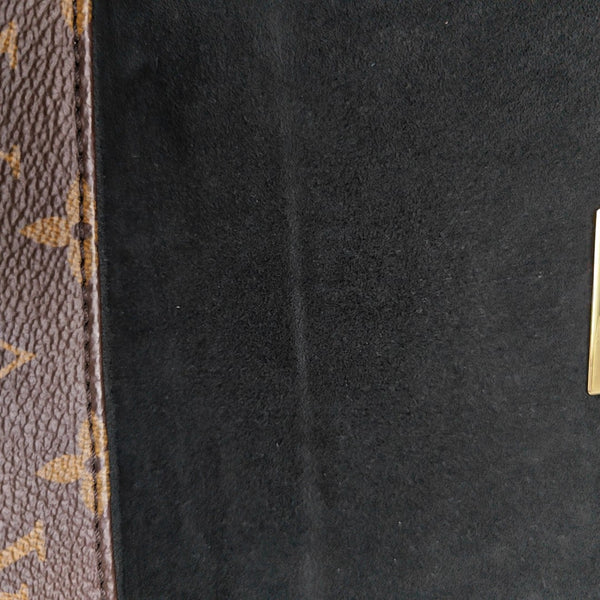LOCKY BB Monogram Coated Canvas Brown