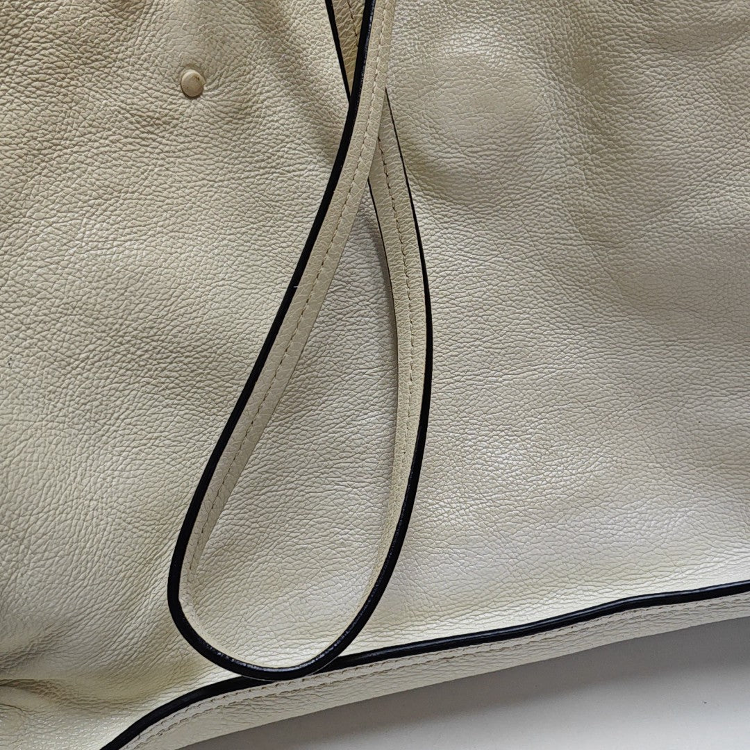 Calfskin Tote Bag White