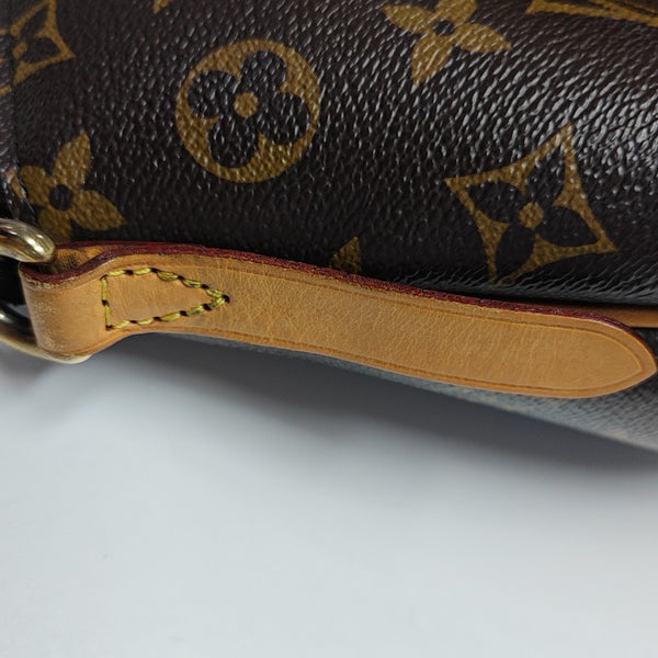 TURENNE MM Monogram Coated Canvas Brown