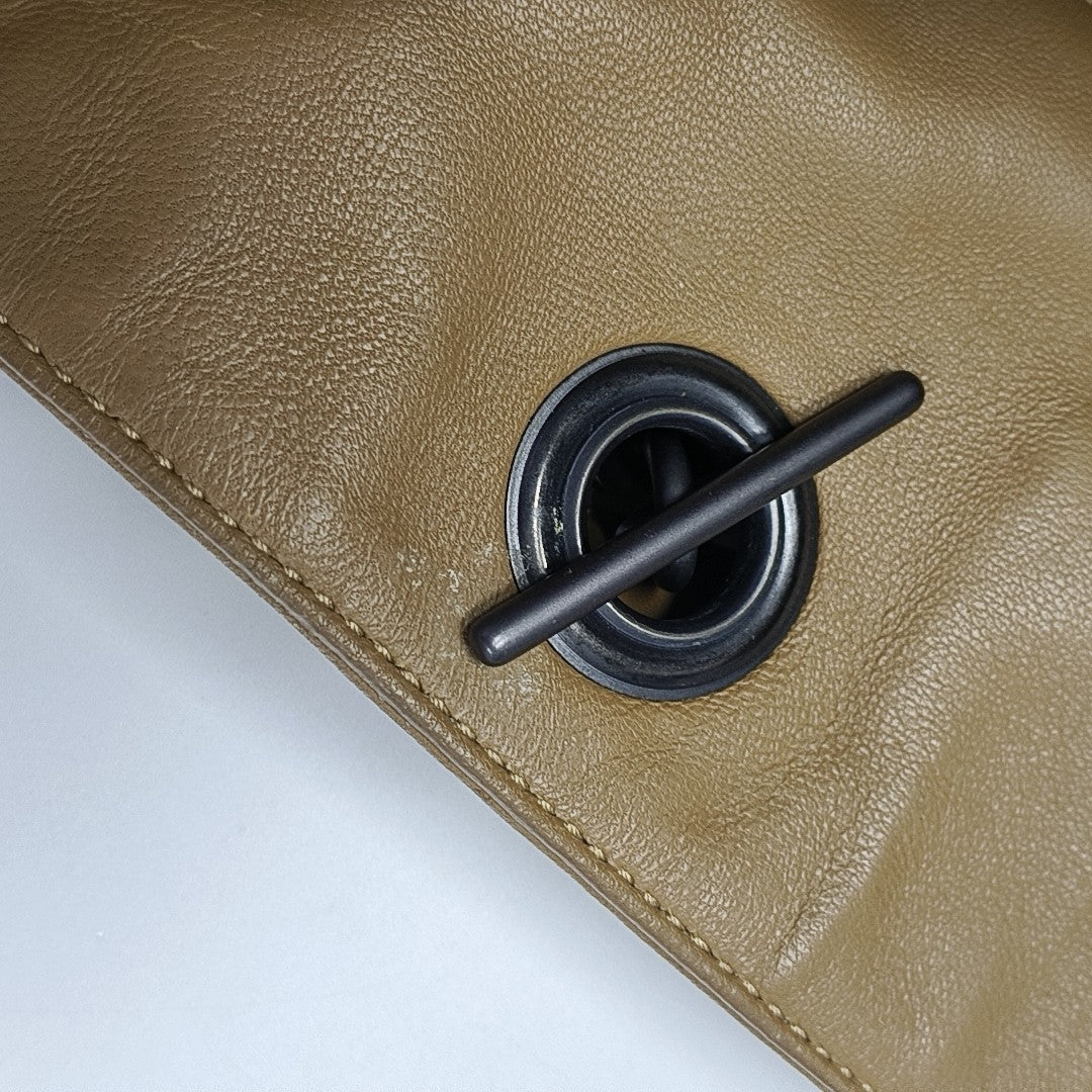 Lambskin Tote Bag Brown
