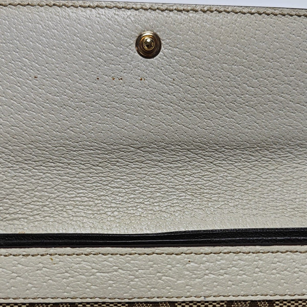 Monogram Canvas Wallet Brown