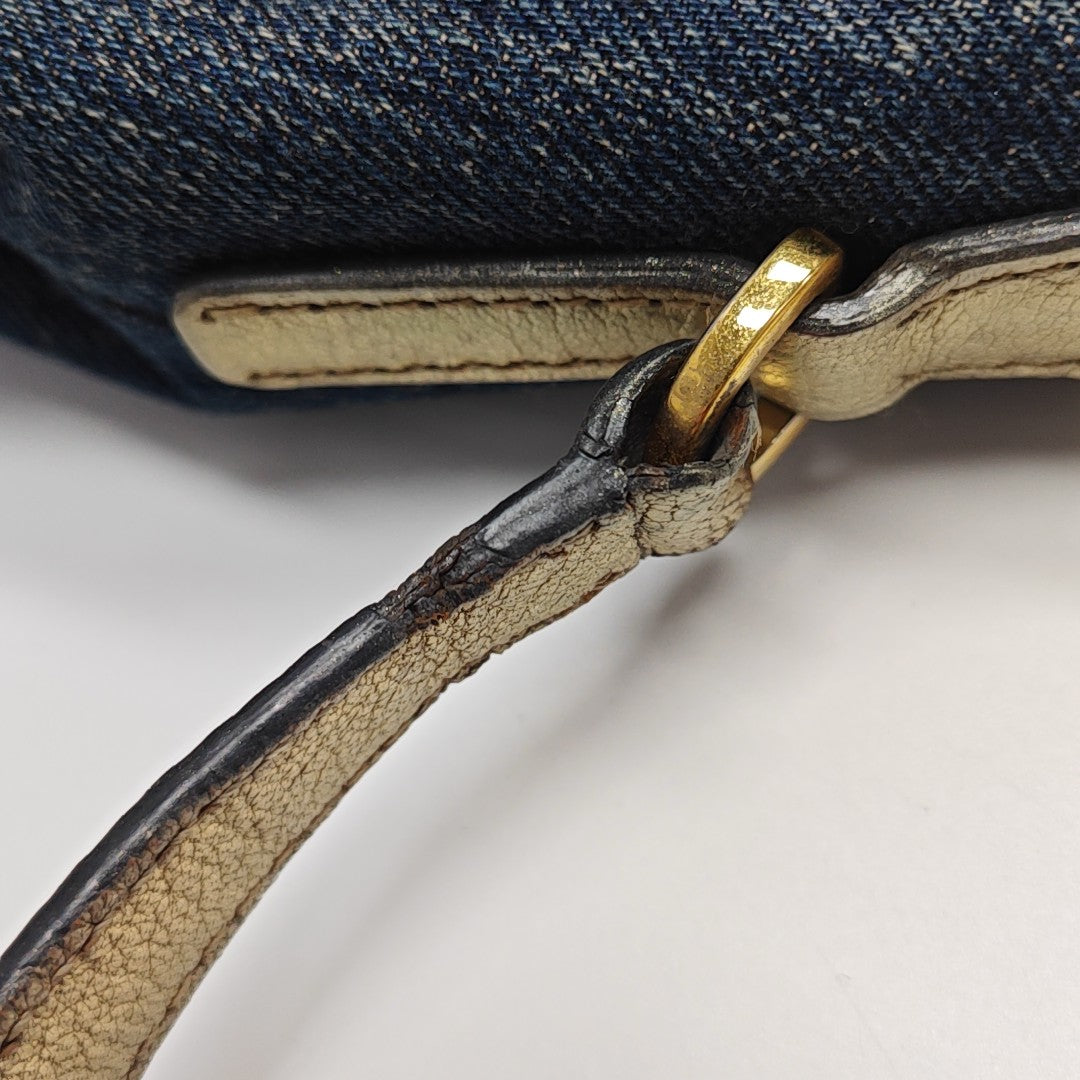Denim Shoulder Bag Blue