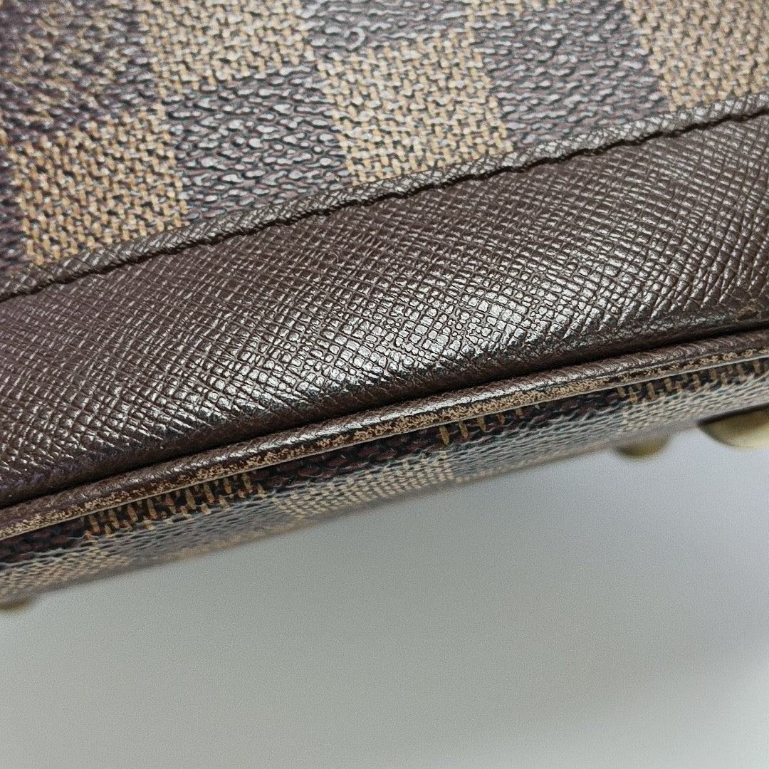 BUCKET PM Damier Ebene Coated Canvas Brown