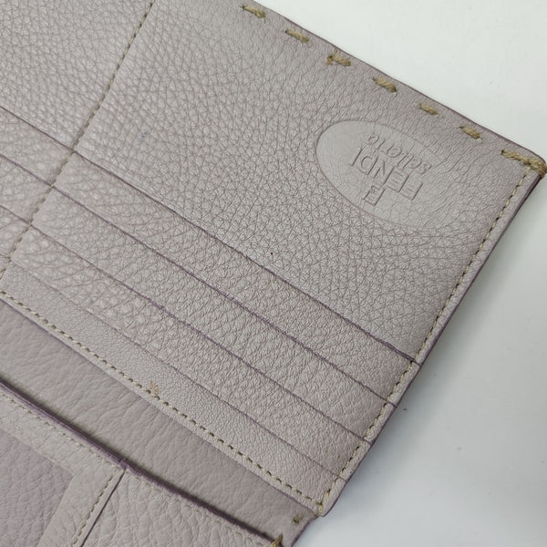 Calfskin Wallet Purple