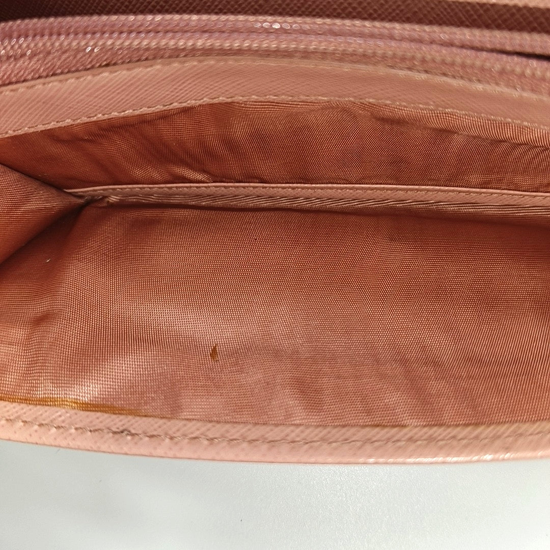 Authenticated pre-owned  Gancini Calfskin Pink Wallet - Wallet at Looply