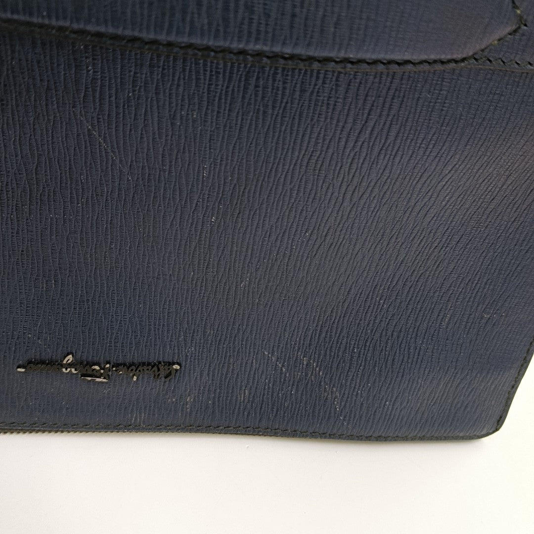 Calfskin Clutch Blue