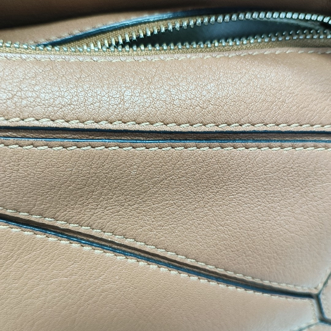 Puzzle Mini Calfskin Brown