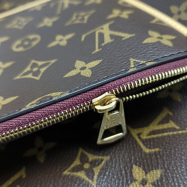 CARRYALL MM Monogram Coated Canvas Brown