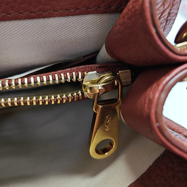 Aby Small Calfskin Brown
