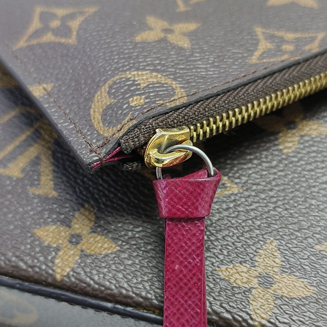 FÉLICIE Monogram Coated Canvas Brown