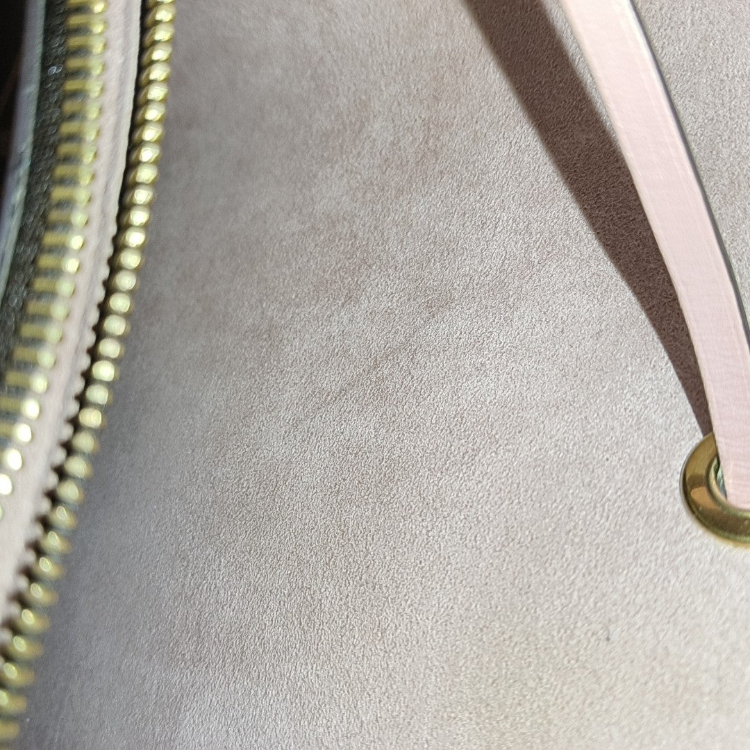 NÉONOÉ MM Monogram Coated Canvas Brown