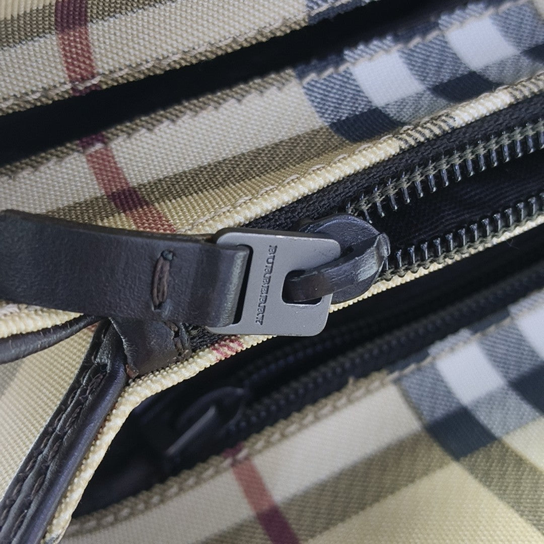 Coated Canvas Tote Bag Beige