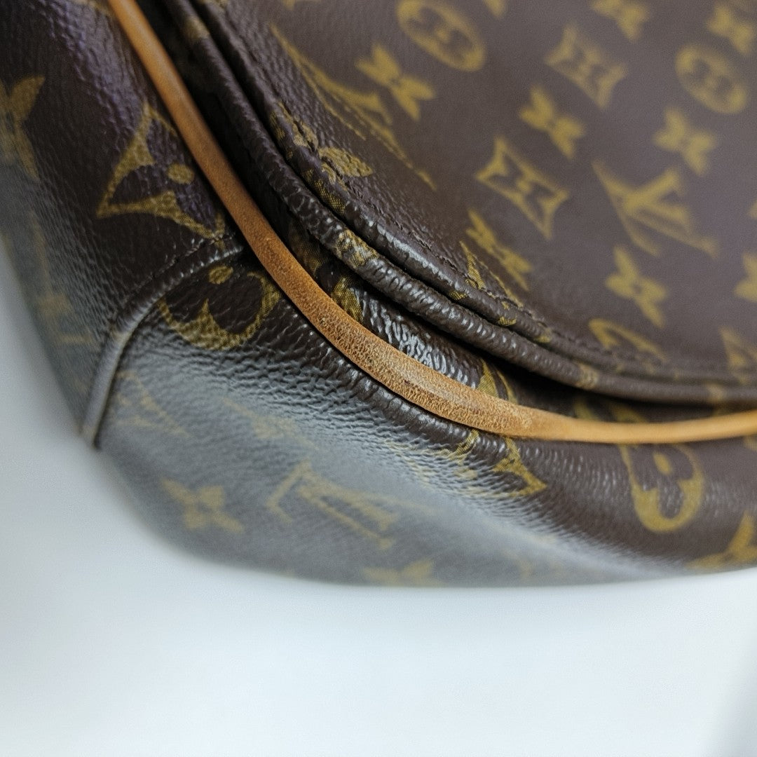 VALMY Monogram Coated Canvas Brown