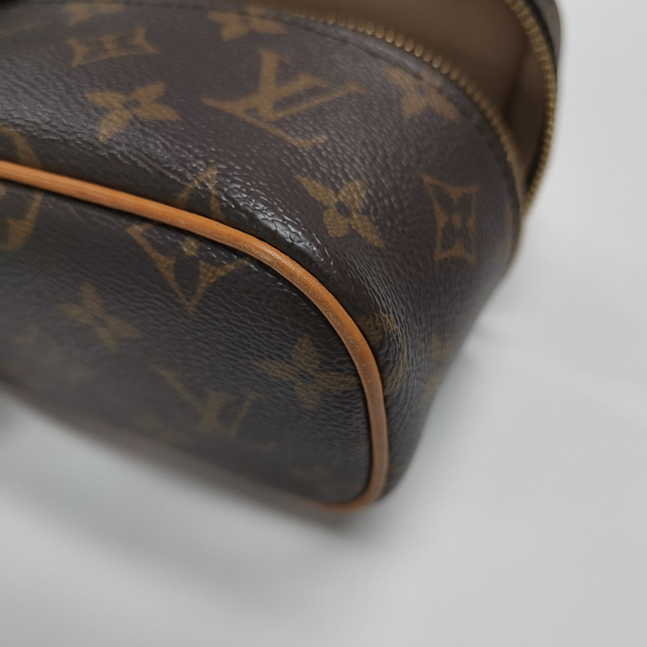 NICE Super Mini Monogram Coated Canvas Brown