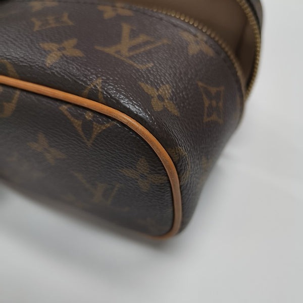 NICE Super Mini Monogram Coated Canvas Brown
