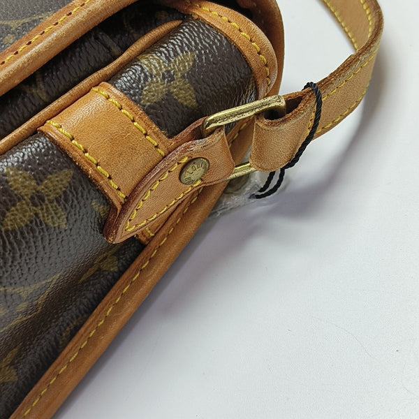 SOLOGNE PM Monogram Coated Canvas Brown