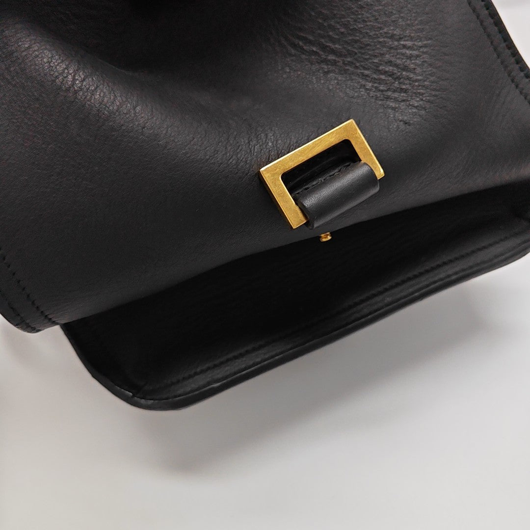 CHYC Y LIGNE Medium Calfskin Black