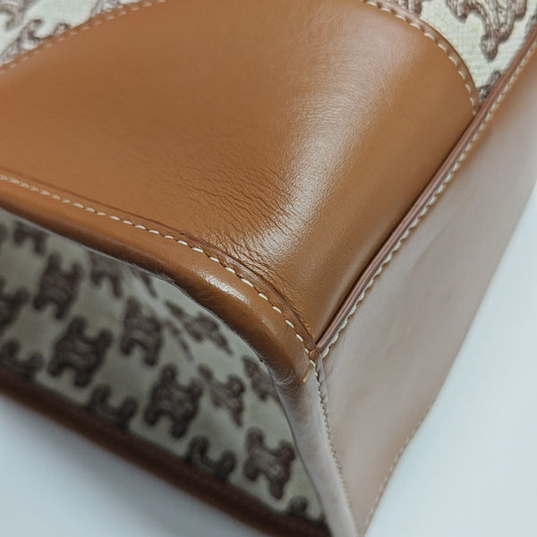 Fabric Tote Bag Brown