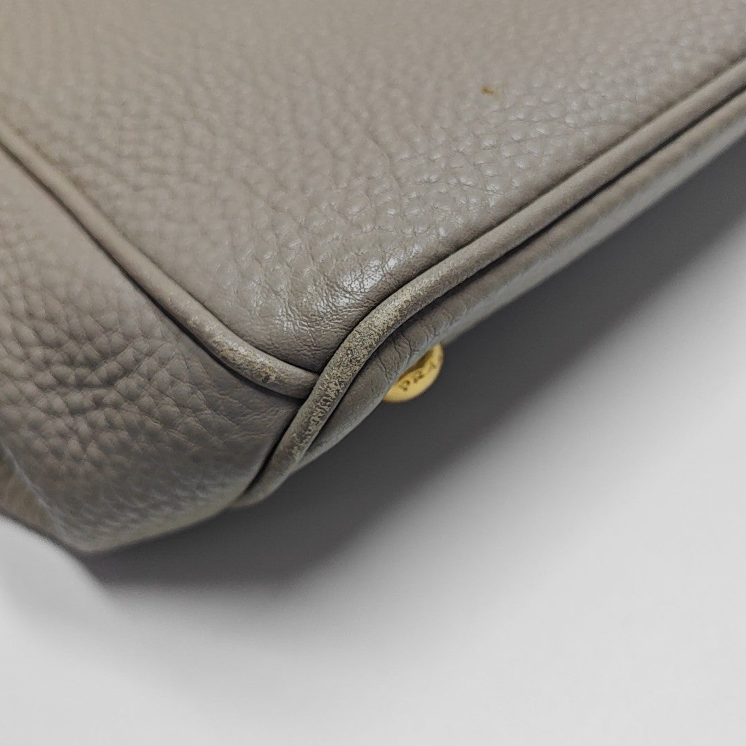 Galleria Large Calfskin Gray