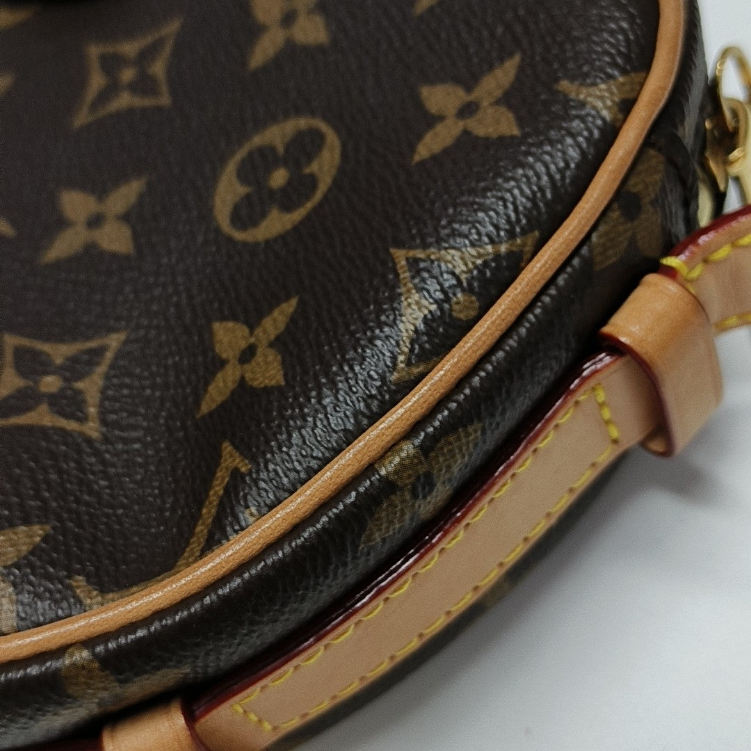 CROISSANT Monogram Coated Canvas Brown
